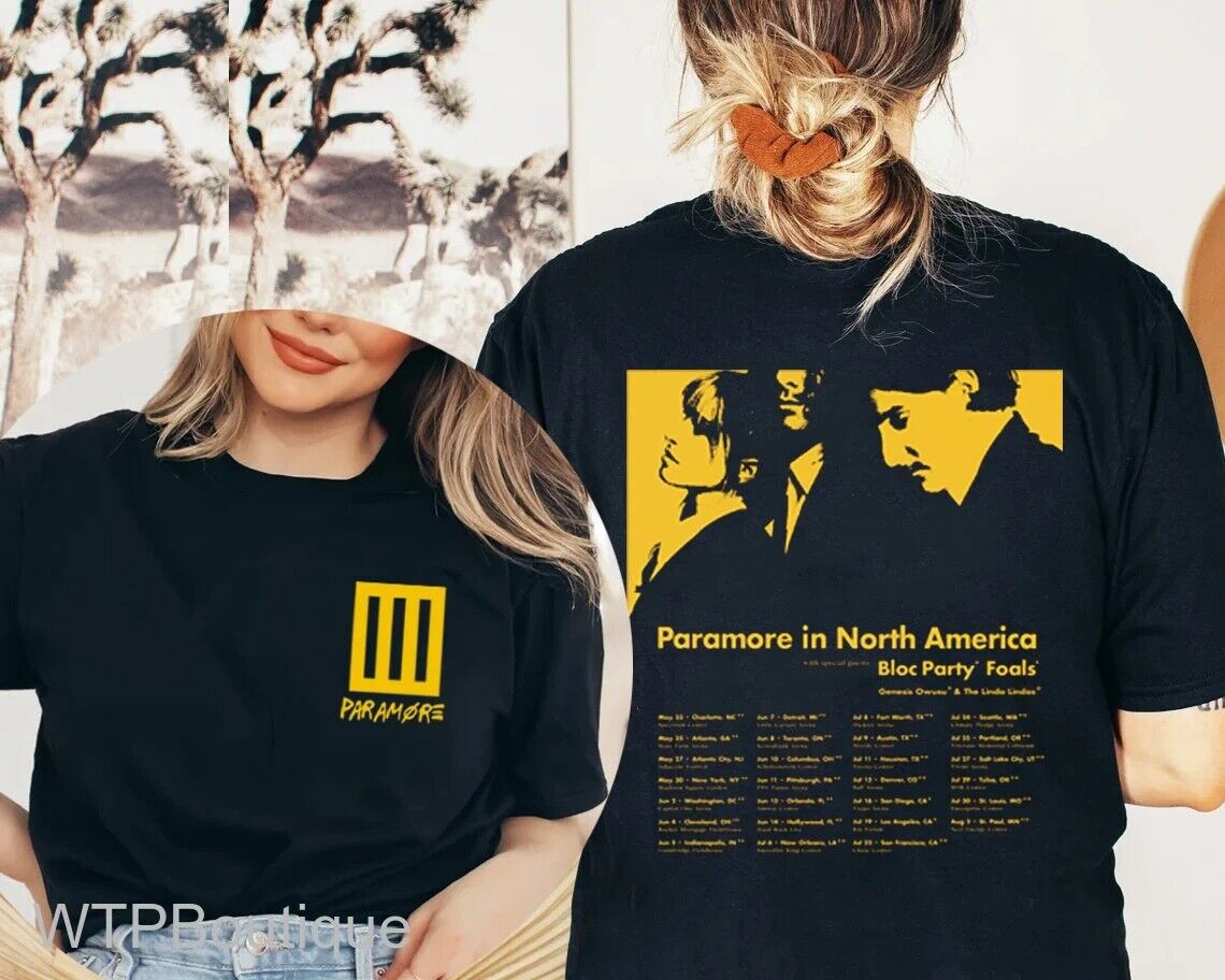 Paramore 2023 Tour Shirts