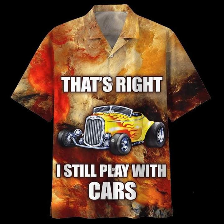 Play With Cars Hot Rod Hawaiian Shirt