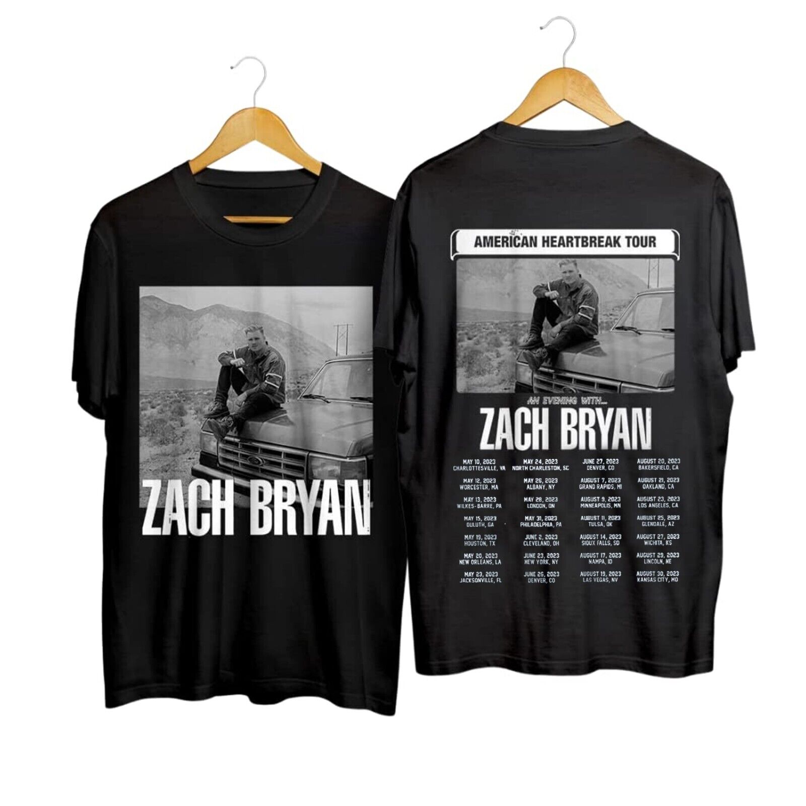 Rare Zach Bryan 2023 Tour shirt