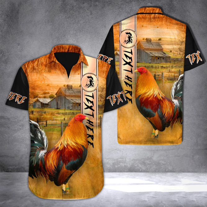 Rooster Hawaiian Shirt