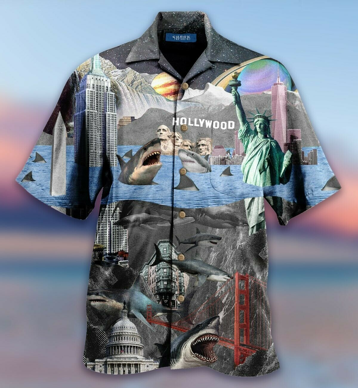 Sharks Will Become King Hawaiian Shirt