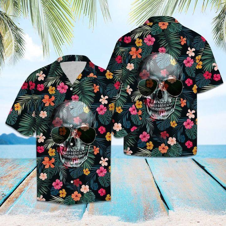 Skull Hawaiian Shirt Unisex