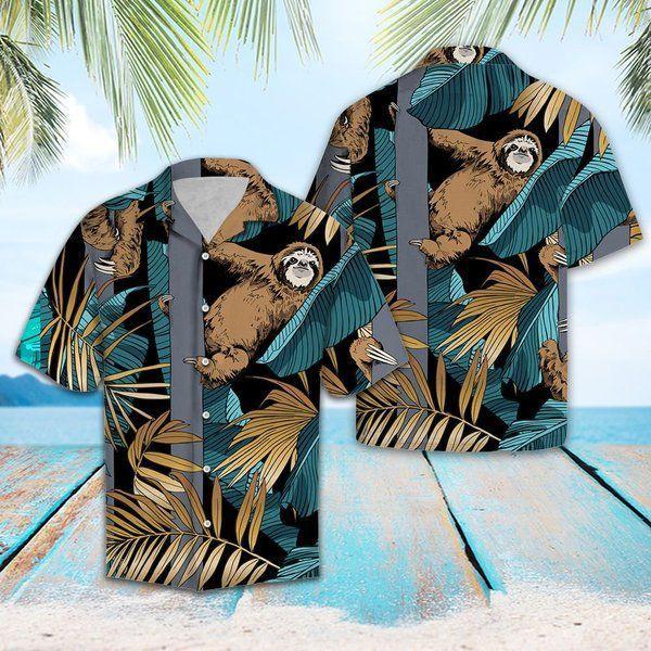 Sloth Hawaiian Shirts Unisex