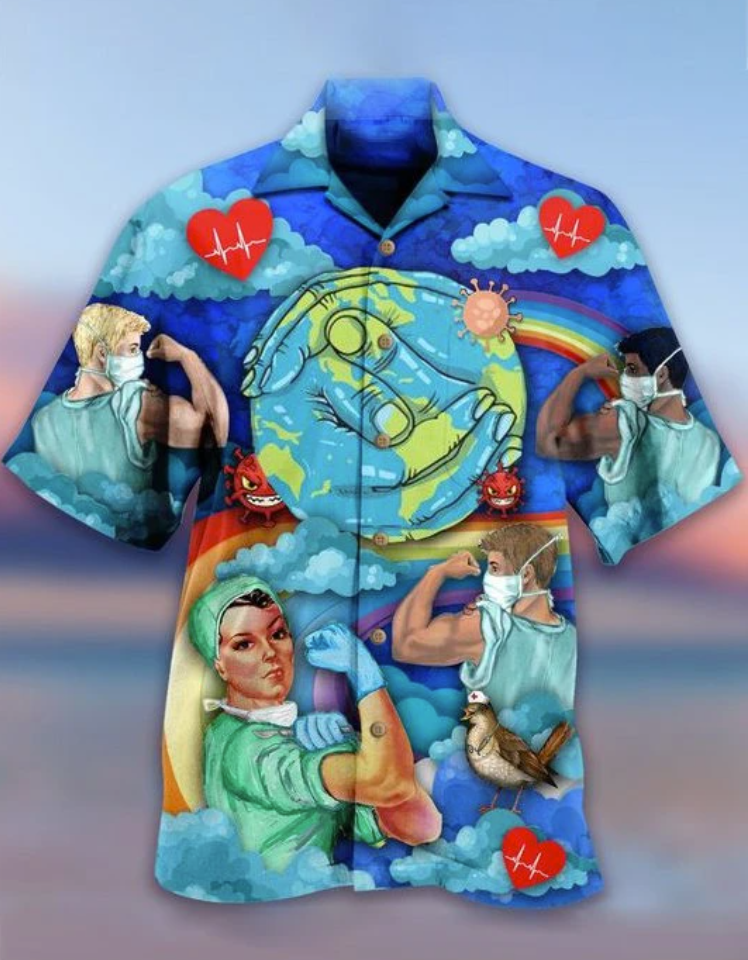 Strong Nurse Hawaiian Shirt