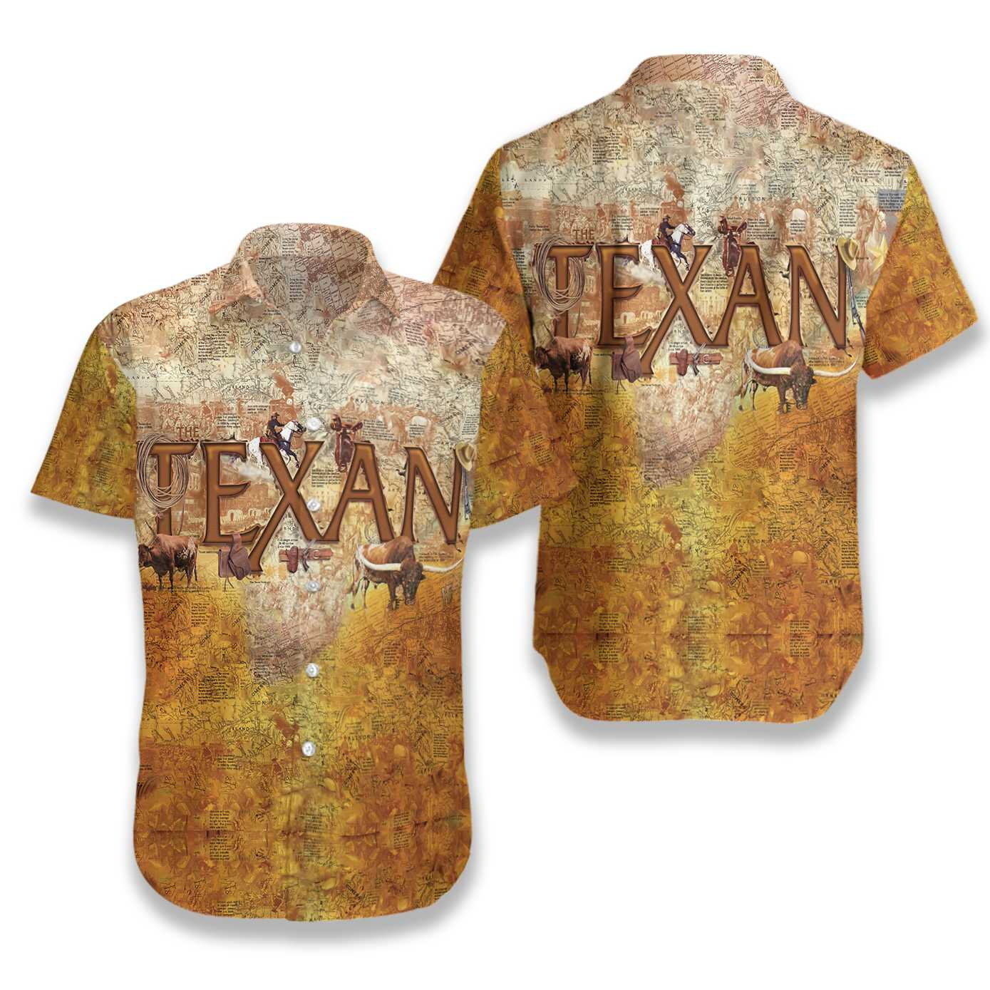 Texan Hawaiian Shirt