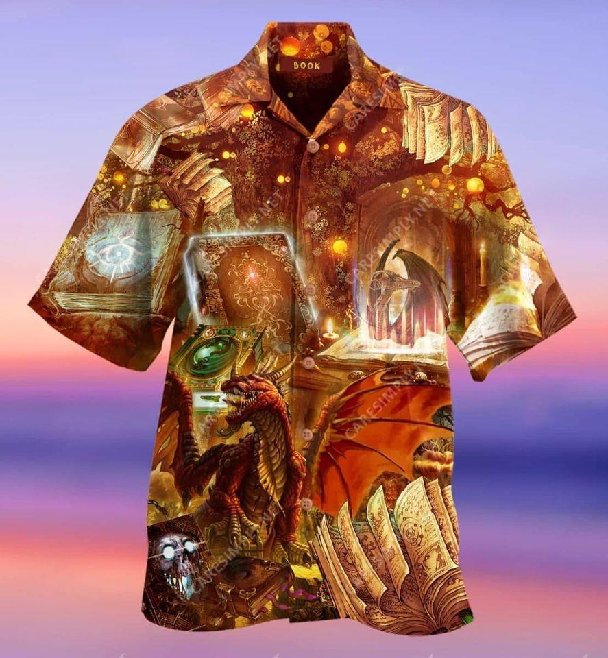 The Magical Dragon Books Hawaiian Shirt