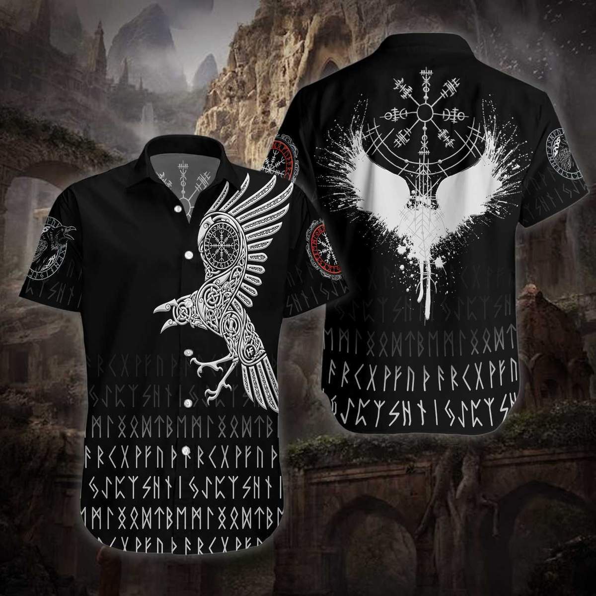 The Raven Of Odin Hawaiian Shirt
