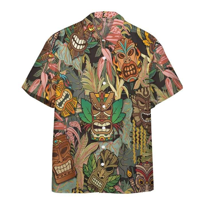 Tiki Head Awesome Hawaiian Shirt