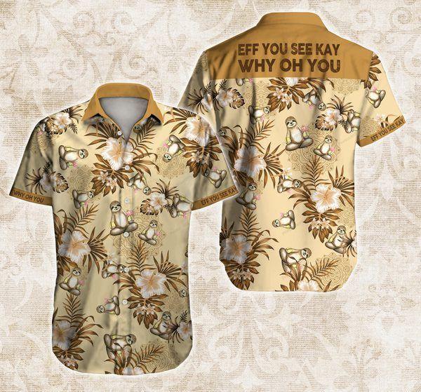 Top Sloth Hawaiian Shirts