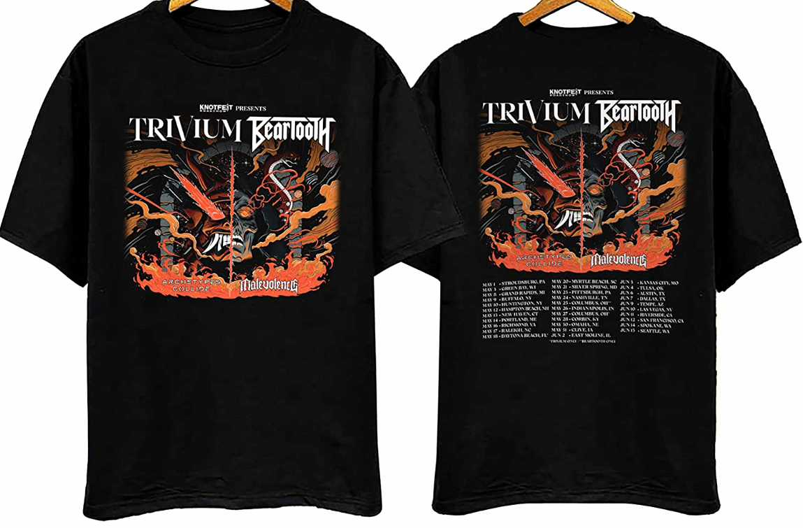 Trivium Tour 2023 Beartooth Tour 2023 Tshirt