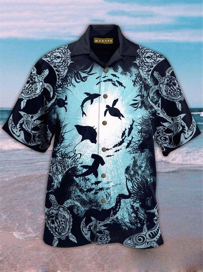 Turtles Hawaiian Beach Shirt