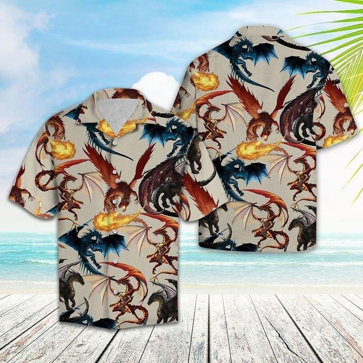 Viking Dragon Hawaiian Shirt