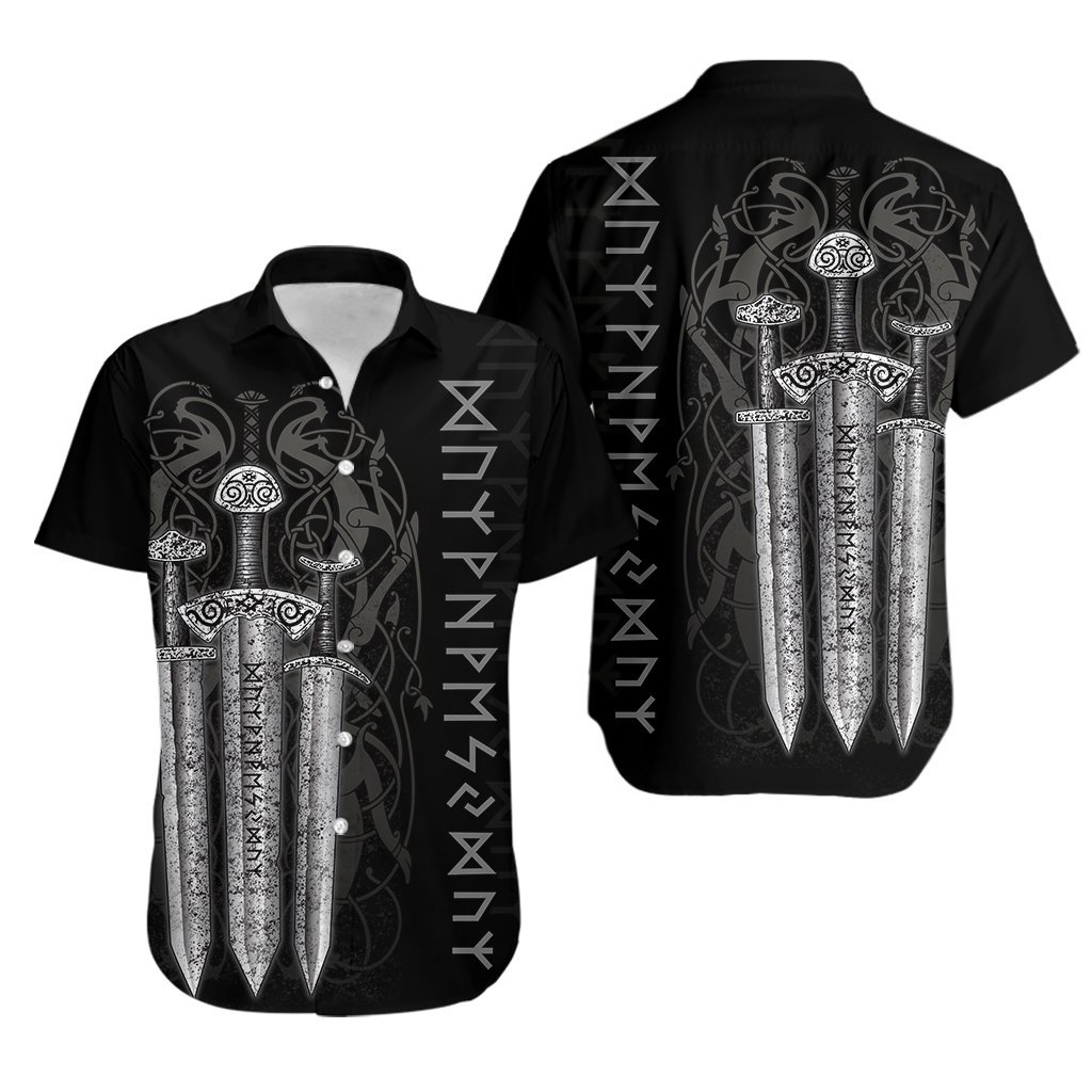 Viking Sword Hawaiian Shirts