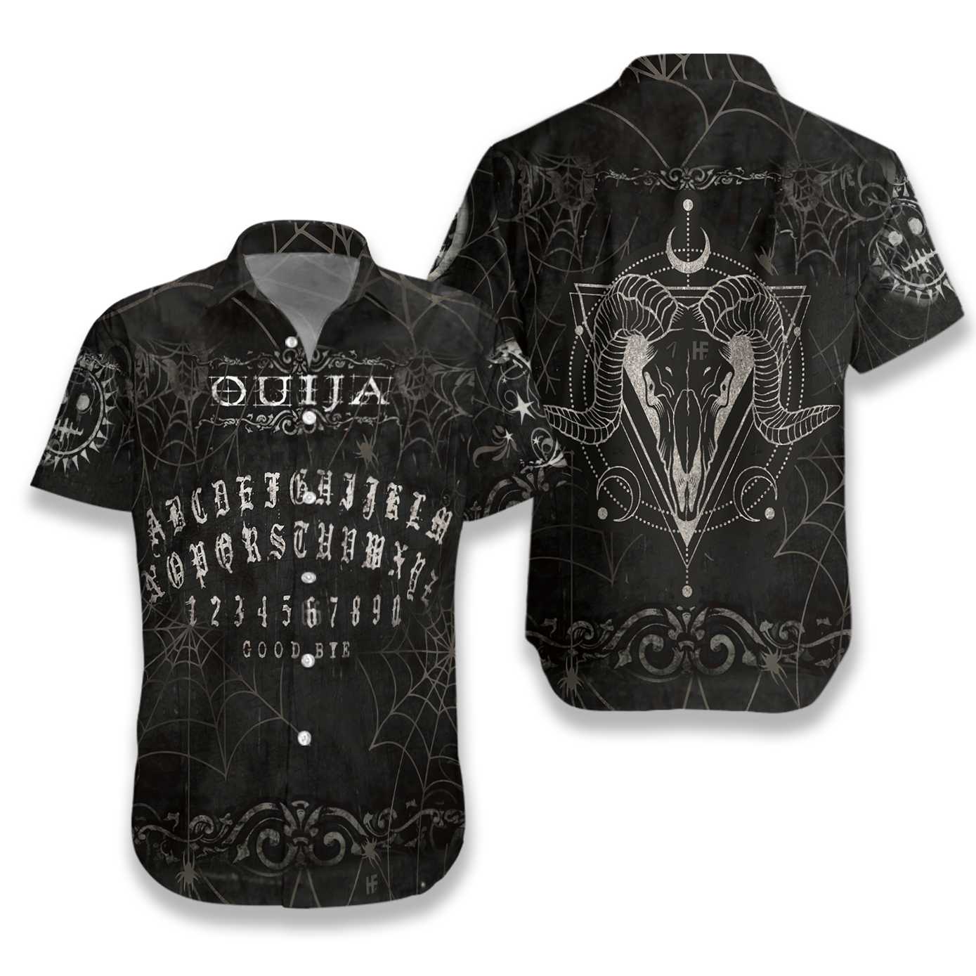 Wicca Ouija Board Hawaiian Shirts