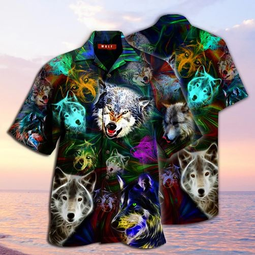 Wolf Hawaiian Shirts