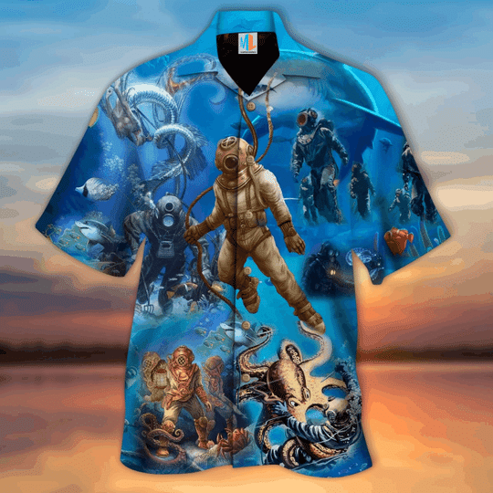 You Only Live Once, Let_S Go Diving Hawaiian Shirt