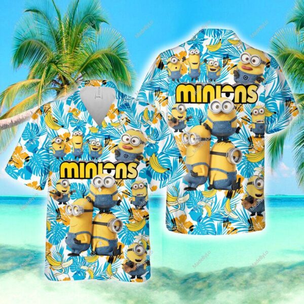 Minions The Rise Of Gru 3d Shirt Minion Tropical Hawaiian Aloha Summer Beach Movie Trending
