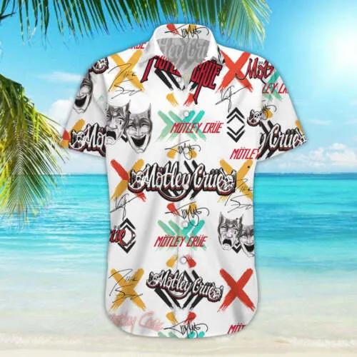 Motley Crue Band Hawaiian Shirt