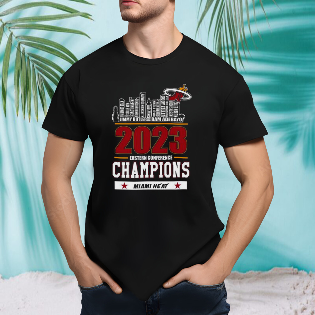 2023 Miami Heat Skyline NBA Eastern Conference Champions shirt