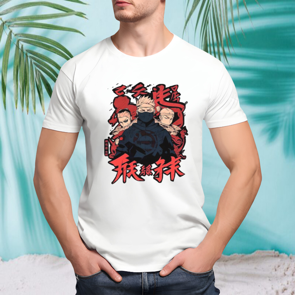 Kanji Ninjas Naruto Shippuden shirt