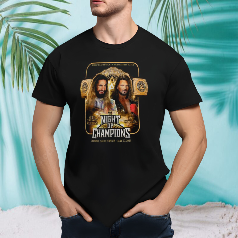 Seth Freakin Rollins vs AJ Styles Night of Champions Matchup T-Shirt