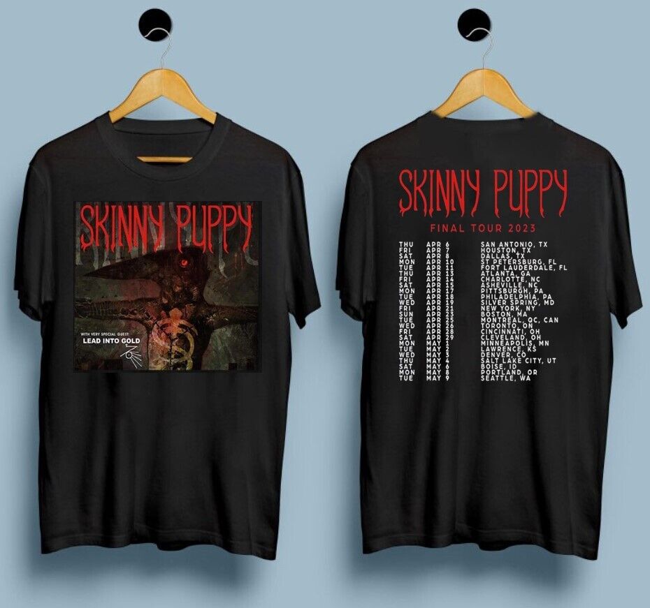 Skinny Puppy Band Final Tour 2023 shirt