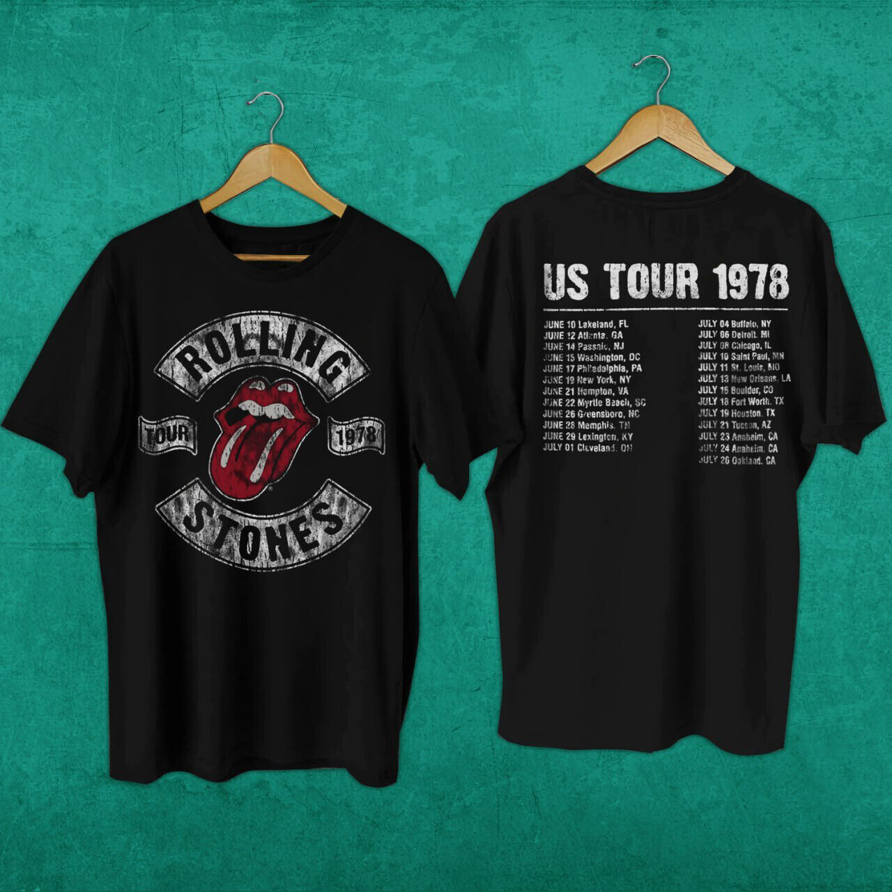 The Rolling Stones Tour 1978 T-shirt
