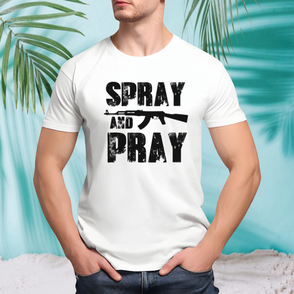 Spray And Pray Halo Game shirt
