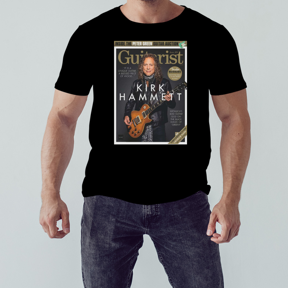 Guitarist Magazine New Issue Kirk Hammett Metallica Lead Guitar shirt