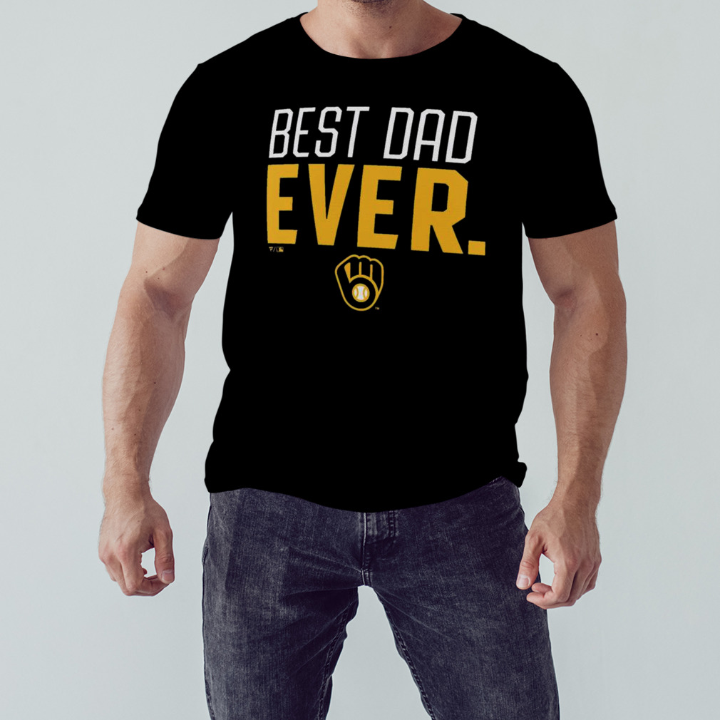 Milwaukee Brewers Best Dad Ever Logo Father’s Day T-Shirt