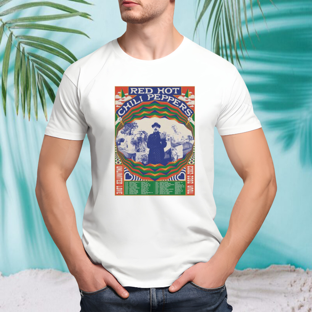 Unlimited Love Tour Poster 2023 shirt