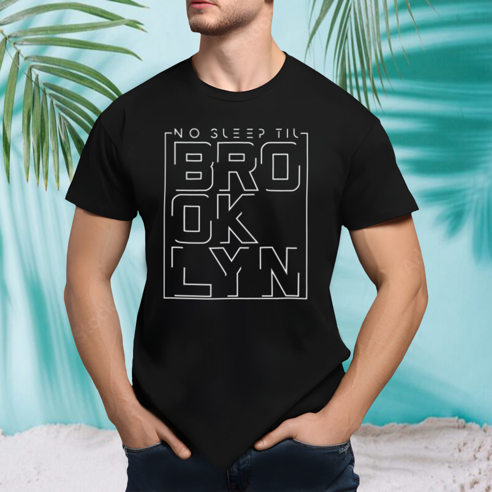 White Line Art 2023 Tour No Sleep Til Brooklyn shirt