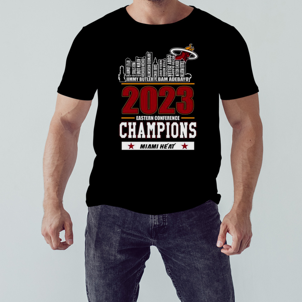 2023 Miami Heat Skyline NBA Eastern Conference Champions shirt