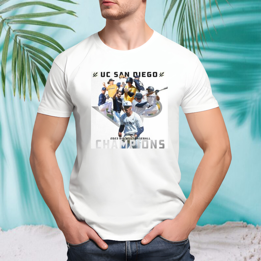 UC San Diego Tritons Team Baseball 2023 Big West Champions shirt