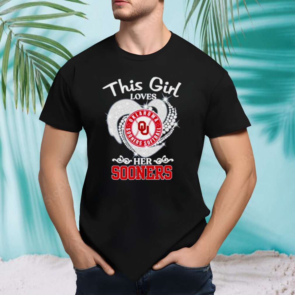 This girl loves Oklahoma Sooners softball her Sooners shirt