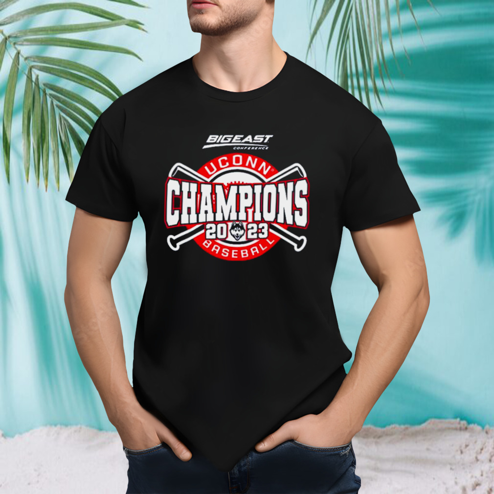 UConn Huskies 2023 NCAA Baseball Big East Champions Shirt