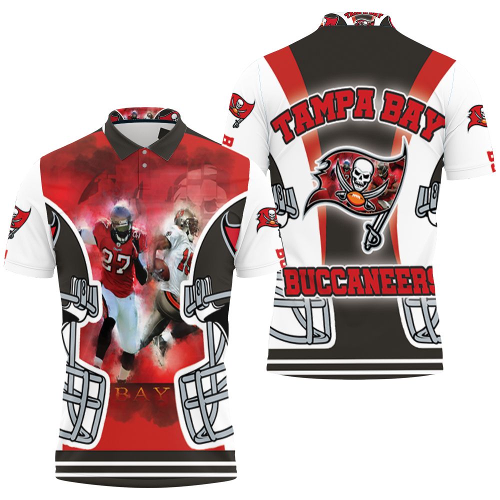 Art Tampa Bay Buccaneers Helmet Nfc South Division Champions Super Bowl 3D All Over Print Polo Shirt