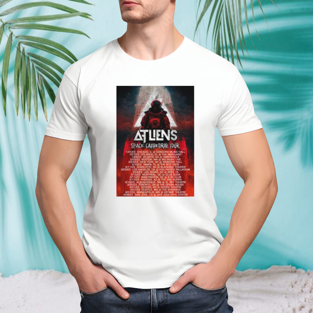 Astronaut Space Cathedral 2023 Tour shirt