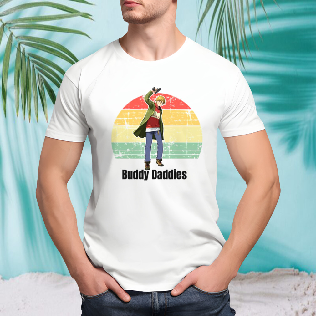Buddy Daddies Distressed Anime shirt