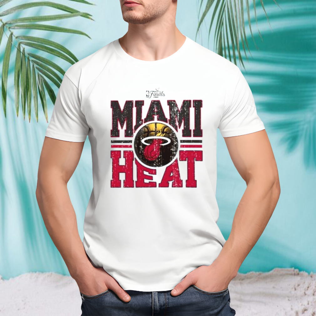 Cream Miami Heat 2023 NBA Finals Tri-Blend Shirt