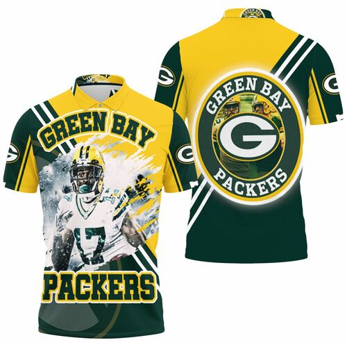 Davante Adams 17 Green Bay Packers For Fans 3D All Over Print Polo Shirt