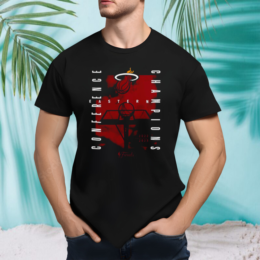 Miami Heat 2023 Eastern Conference Champions Free Throw Courtside Shirt