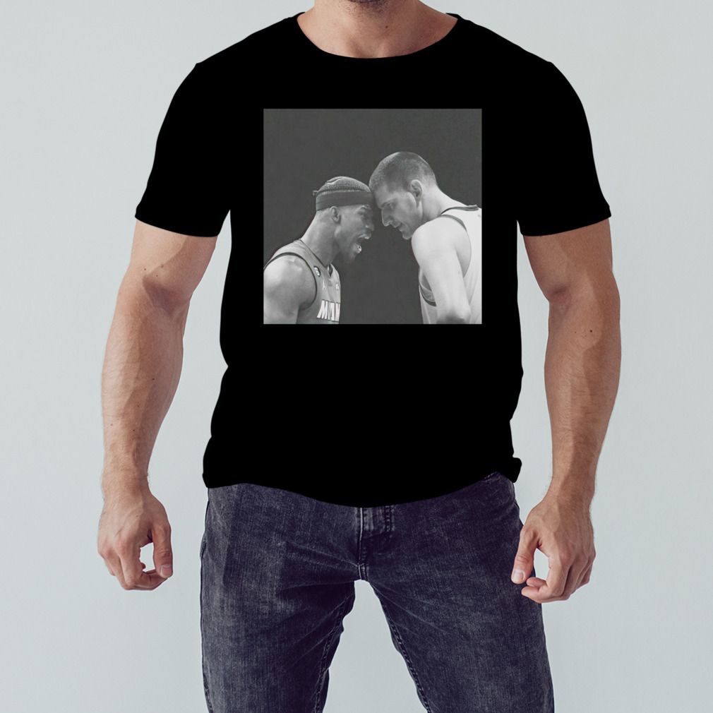 Nikola Jokic vs Jimmy Butler shirt
