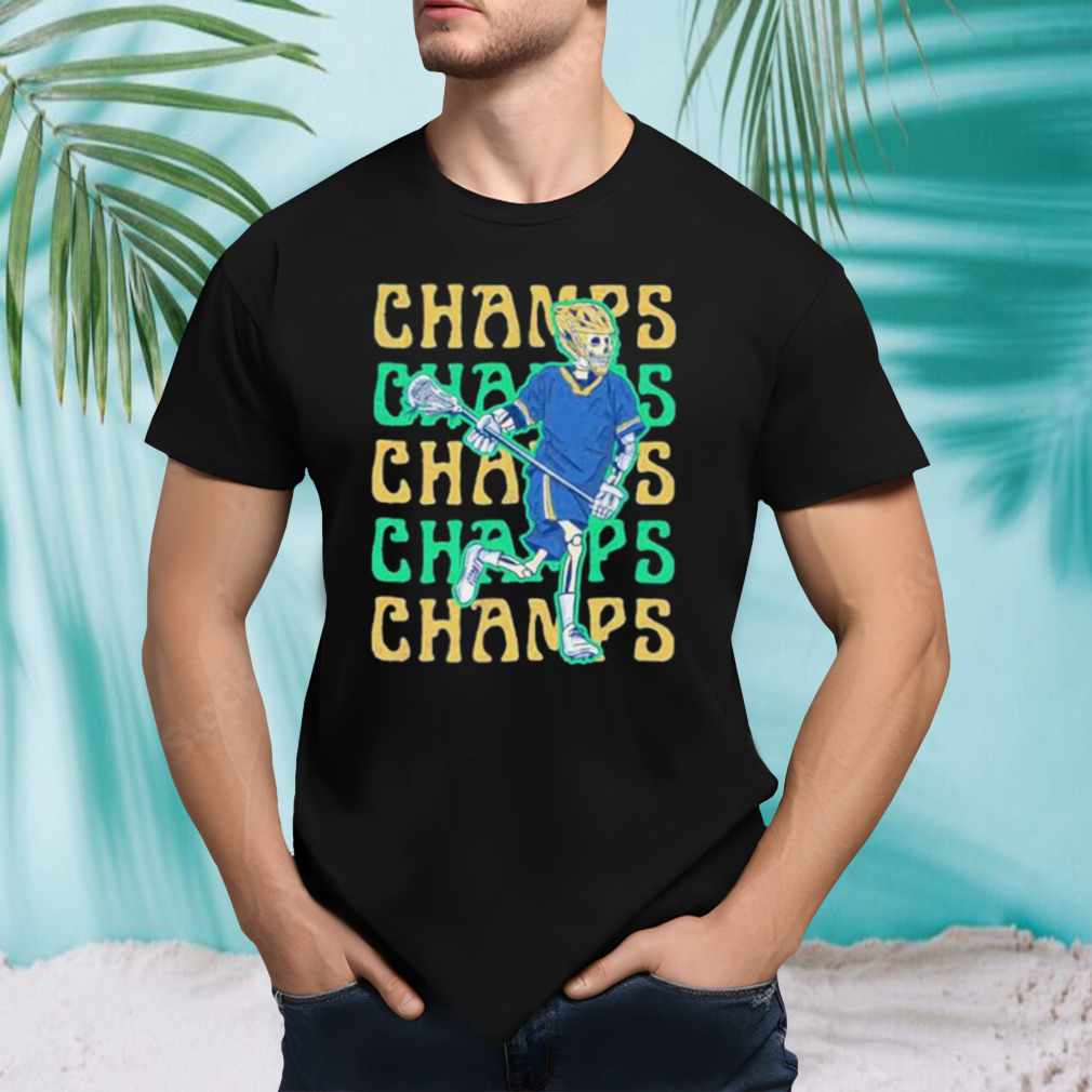 Notre Dame Fighting Irish skeleton Champs shirt