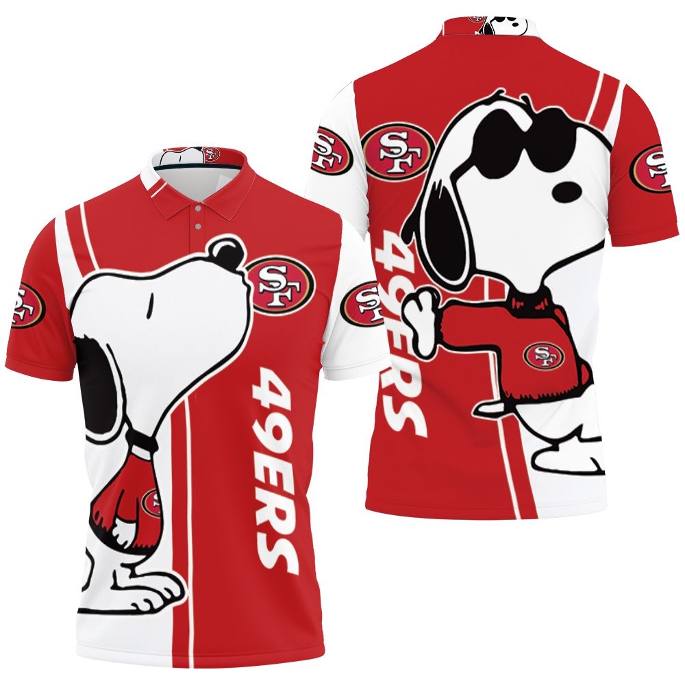 San Francisco 49ers Snoopy Lover 3D All Over Print Polo Shirt