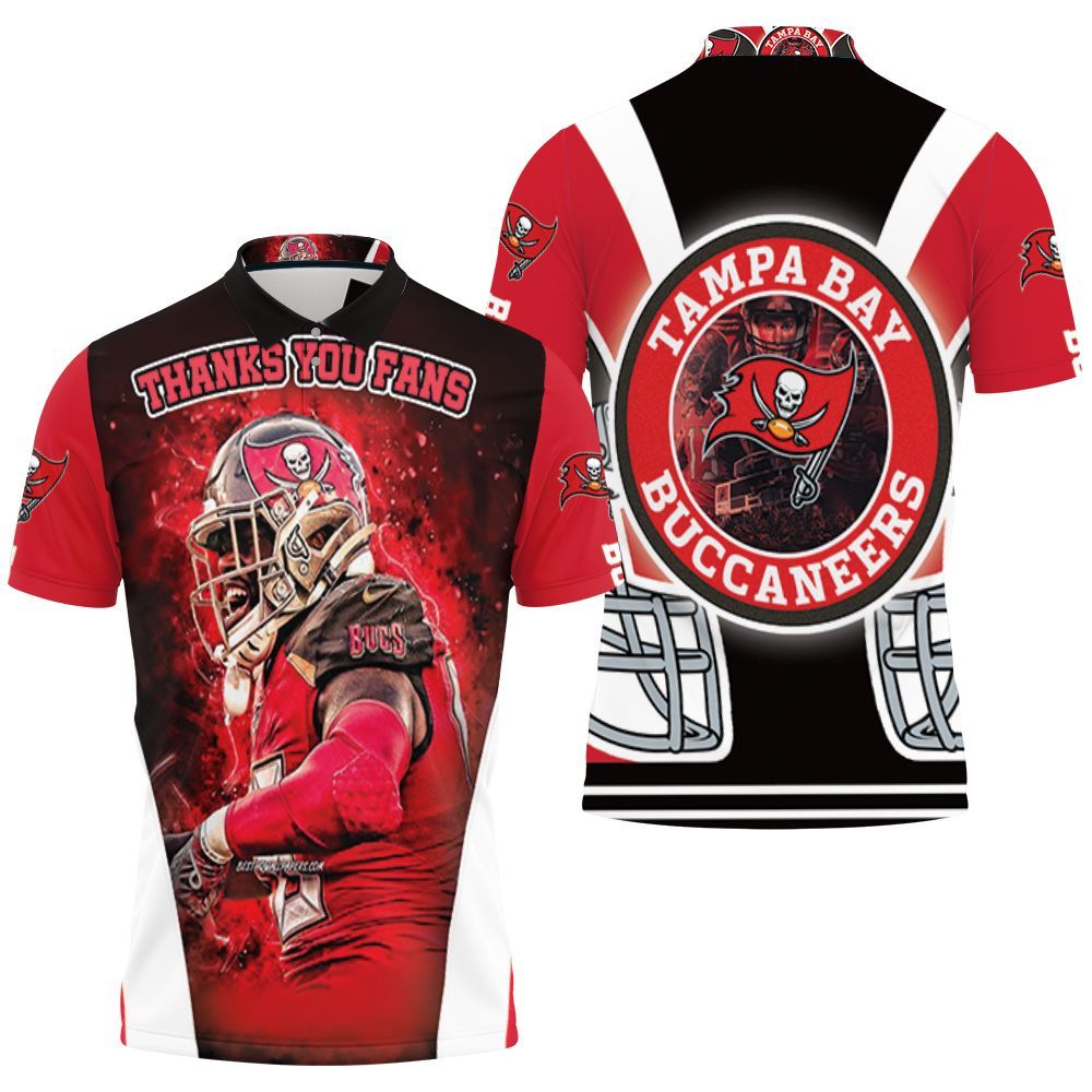 Tampa Bay Buccaneers Nfl Champions Thank You Fan 3D All Over Print Polo Shirt