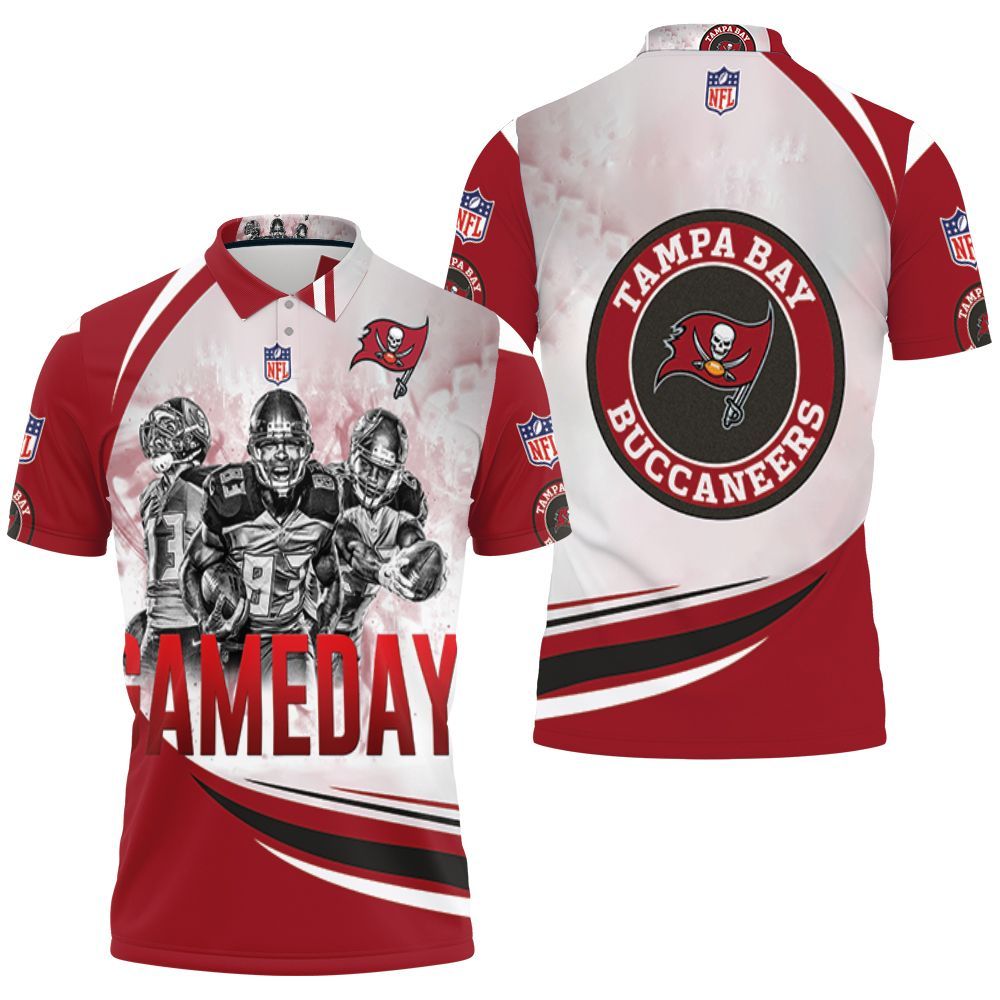 Tampa Bay Buccaneers Same Day Nfc South Division Champions Super Bowl 3D All Over Print Polo Shirt