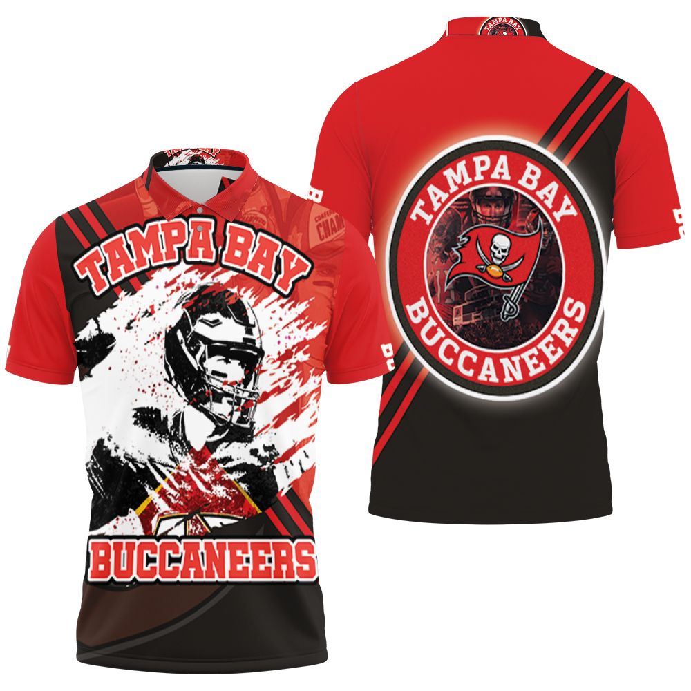 Tampa Bay Buccaneers Super Bowl Champions Fan 3D All Over Print Polo Shirt