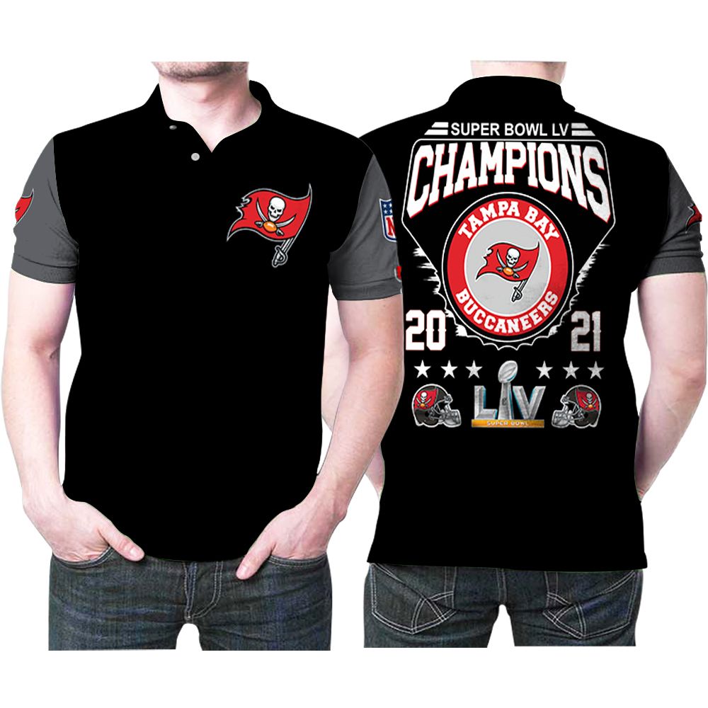 Tampa Bay Buccaneers Super Bowl Champions Liv Nfl American Football Polo Shirt