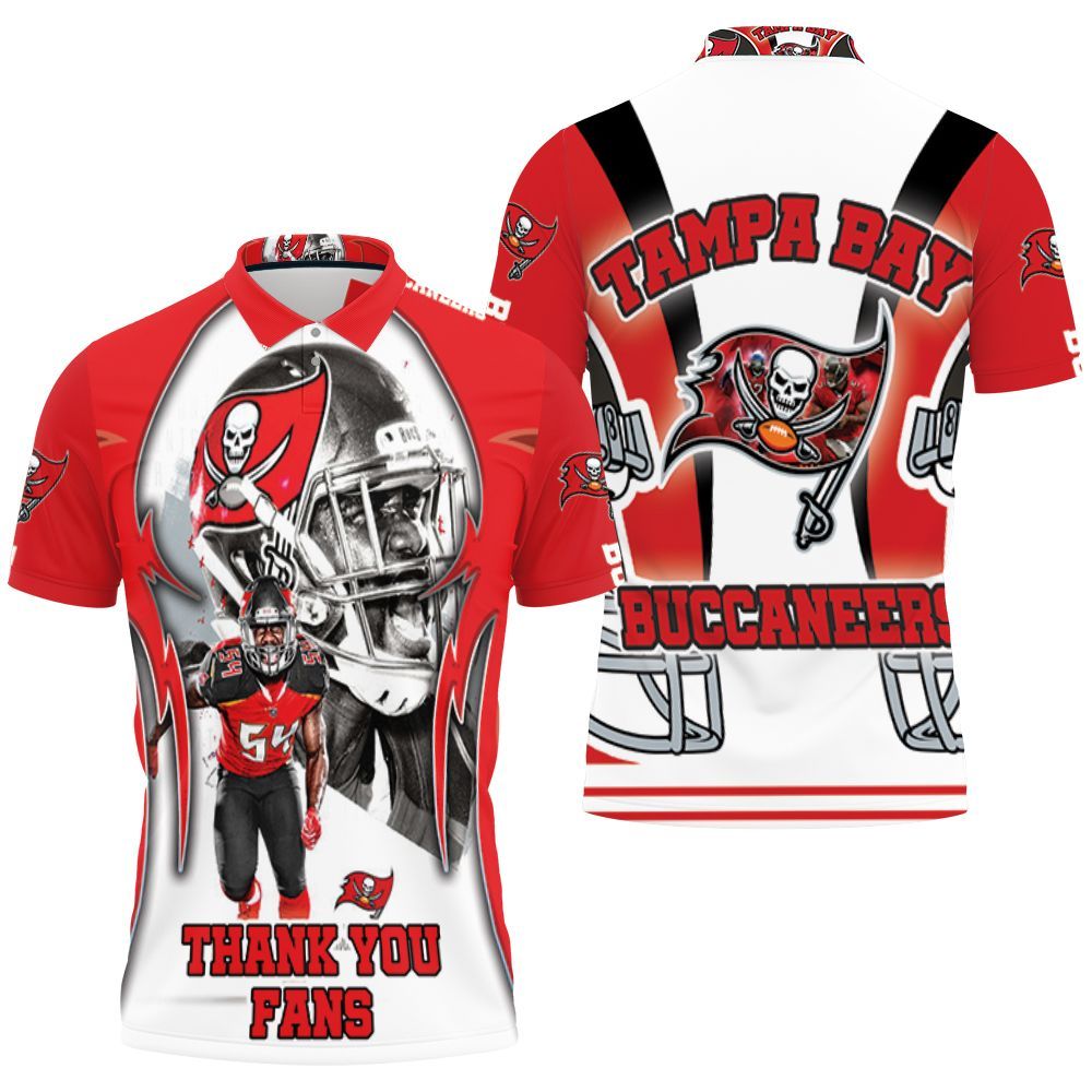 Tampa Bay Buccaneers Super Bowl Champions Thank You Fan 3D All Over Print Polo Shirt